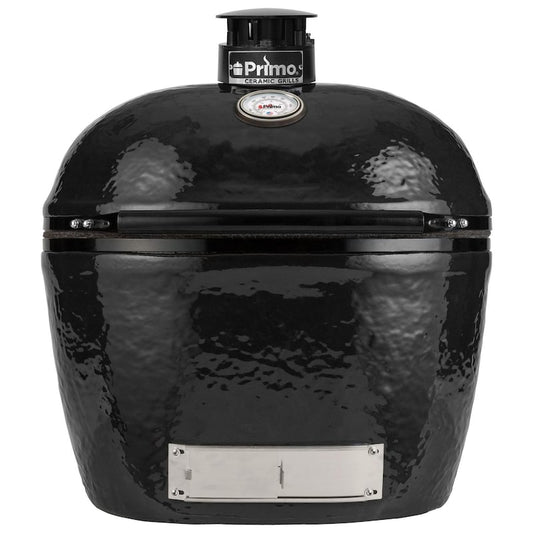 Primo Oval XL 400 Ceramic Kamado Grill With Stainless Steel Grates - PGCXLH (2021) - Sunzout Outdoor Spaces LLC