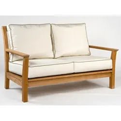 Sag Harbor Teak Collection Outdoor All Weather Teak Wood Sofa Set and Table - Sunzout Outdoor Spaces LLC