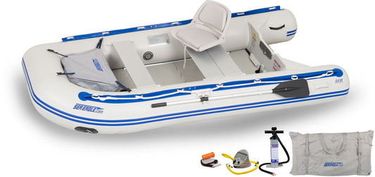 Sea Eagle 10'6' Sport Runabout Inflatable Boat Swivel Seat Package - Sunzout Outdoor Spaces LLC