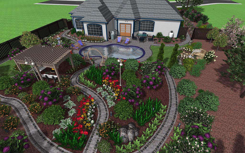 Standard Exterior Landscape Design- Available Nationwide - Sunzout Outdoor Spaces LLC