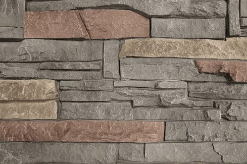 Stratford Manufactured Stacked Stone Sample - Sunzout Outdoor Spaces LLC