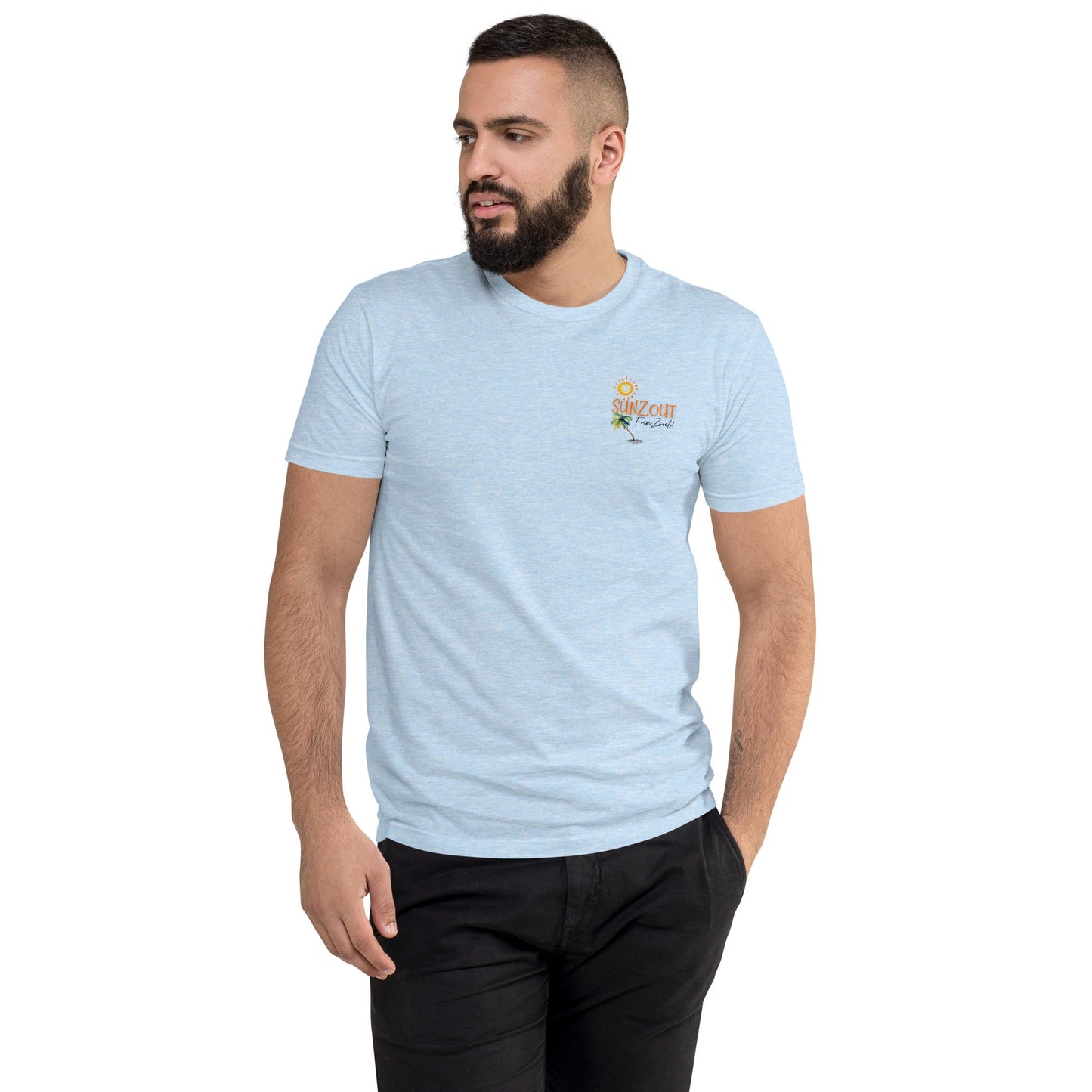 Sunzout Funzout Fitted Short Sleeve T-shirt - Sunzout Outdoor Spaces LLC
