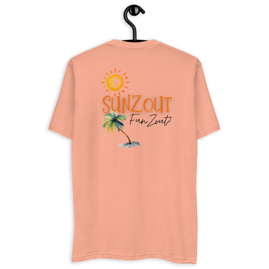 Sunzout Funzout Fitted Short Sleeve T-shirt - Sunzout Outdoor Spaces LLC