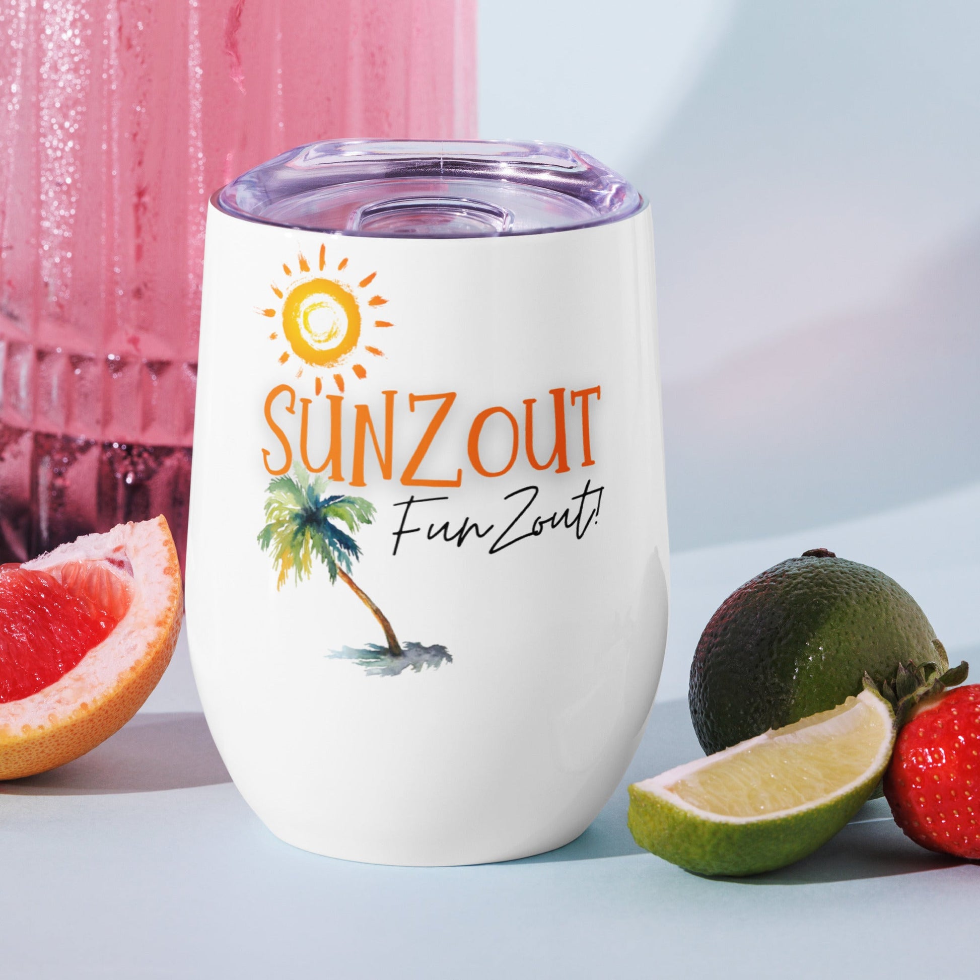 Sunzout Funzout Wine tumbler - Sunzout Outdoor Spaces LLC