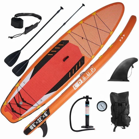 Sunzout Inflatable SUP-Orange, Stand Up Paddleboard - Sunzout Outdoor Spaces LLC