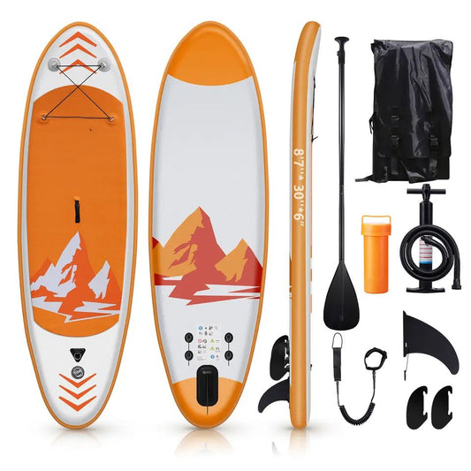 Sunzout Inflatable SUP, Stand Up Paddleboard- Mountain Peak Design - Sunzout Outdoor Spaces LLC