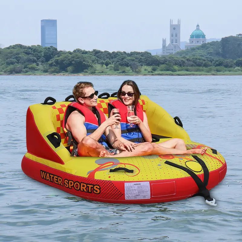 Sunzout Outdoor Inflatable Towable Water Raft Tube for Boating - Sunzout Outdoor Spaces LLC