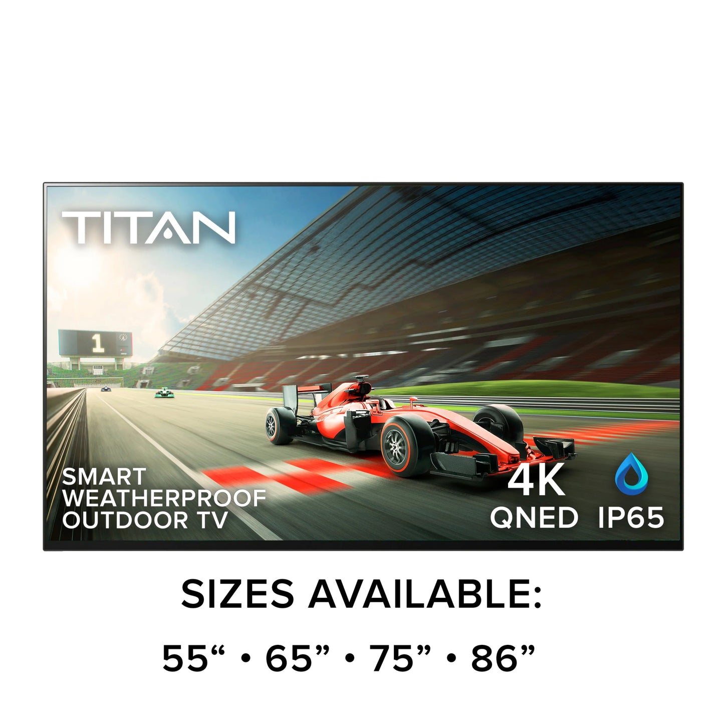 Titan Full Sun QNED Mini-LED 120Hz Smart Outdoor TV (GL-Q83) - Sunzout Outdoor Spaces LLC