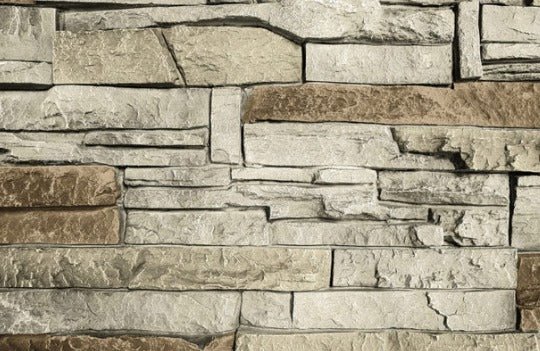 Vanilla Bean Manufactured Stacked Stone 12 by 12 - Sunzout Outdoor Spaces LLC