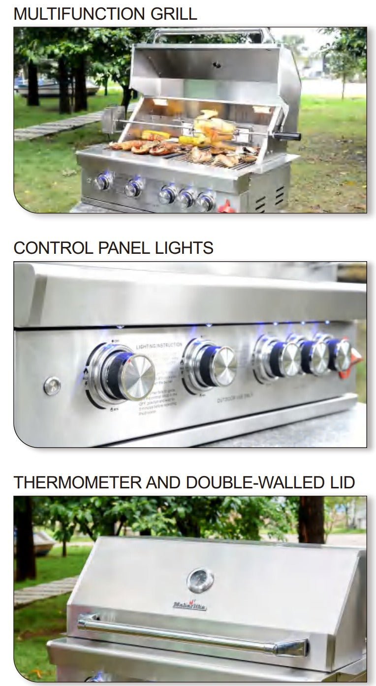 White Stainless Steel Modular Outdoor Kitchen with 7 Burner Grill Sid Sunzout Outdoor Spaces LLC